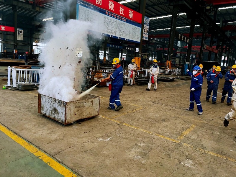 Eihe Steel Structure nqa tawm qhov kev xyaum tua hluav taws ntawm 