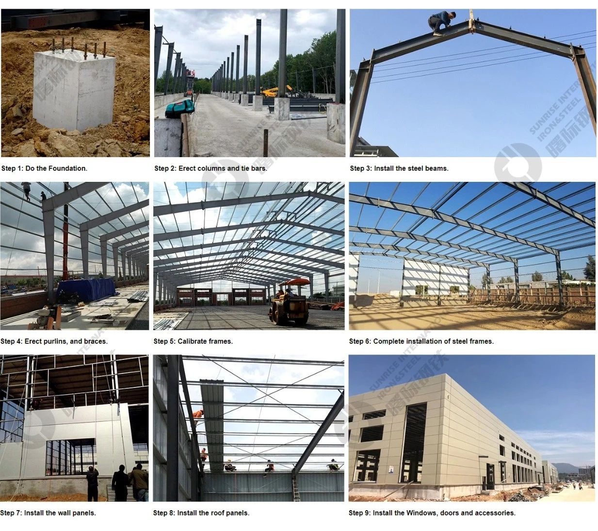 Steel qauv Rhiav / warehouse