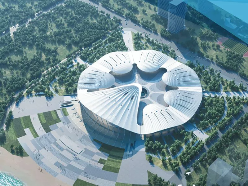 Yuav ua li cas Steel Structure Exhibition Hall xa kev tsim kho sai thiab muaj txiaj ntsig zoo rau cov qhua?