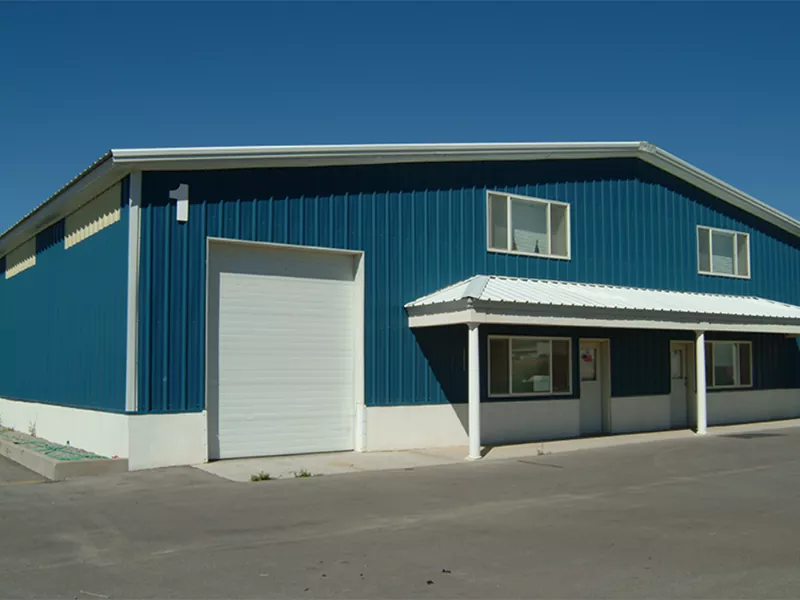Eco-Friender Hlau Warehouse Tsev