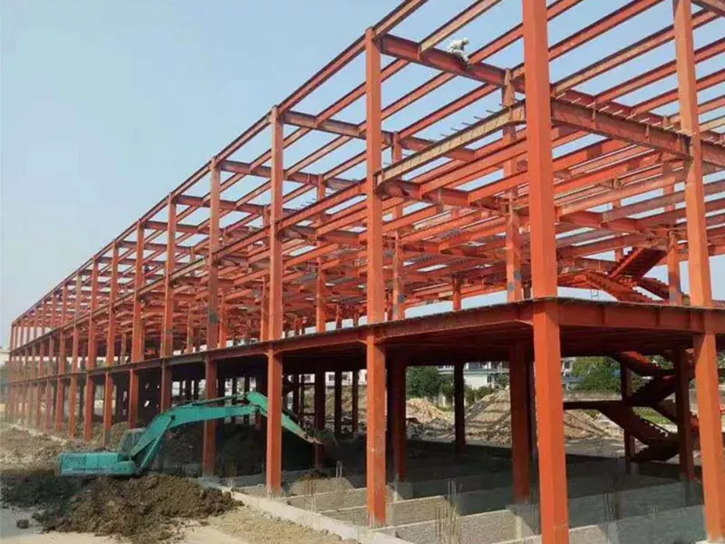 Eco-Friendly Steel Ncej Chaw Warehouse Kev tsim kho