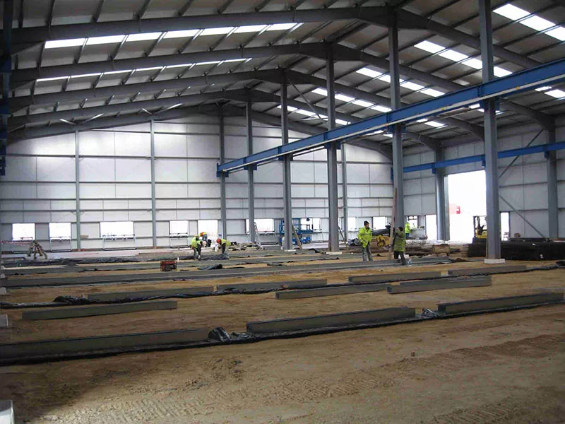 Tswv yim thiab zoo nkauj steel warehouse rhiav qauv