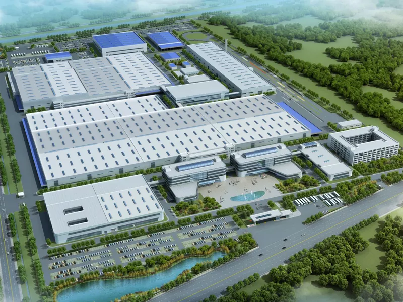 Prefab Hlau Hlau Tsev Rau Warehouse
